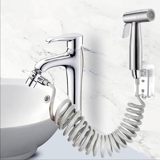 Roestvrijstalen handdouche toiletsproeier met dual-modus jet-stream