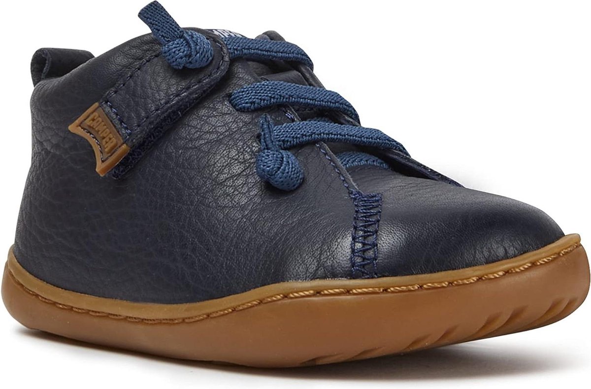 Peu Cami First Walker-80153 Baby-jongens Enkel-high Blauw Maat 24 EU