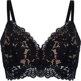 Hunkemöller Dames Lingerie Voorgevormde bh zonder beugel Andrea - Zwart - maat B75