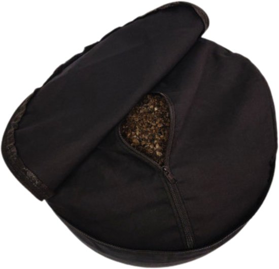 YogaStyles Meditatiekussen Comfort Zwart 12cm van YogaStyles — afbeelding 2