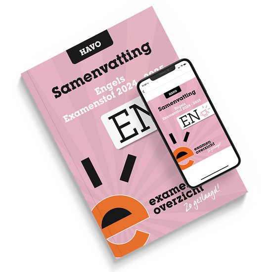 9789464382716 - ExamenOverzicht - Samenvatting Engels HAVO