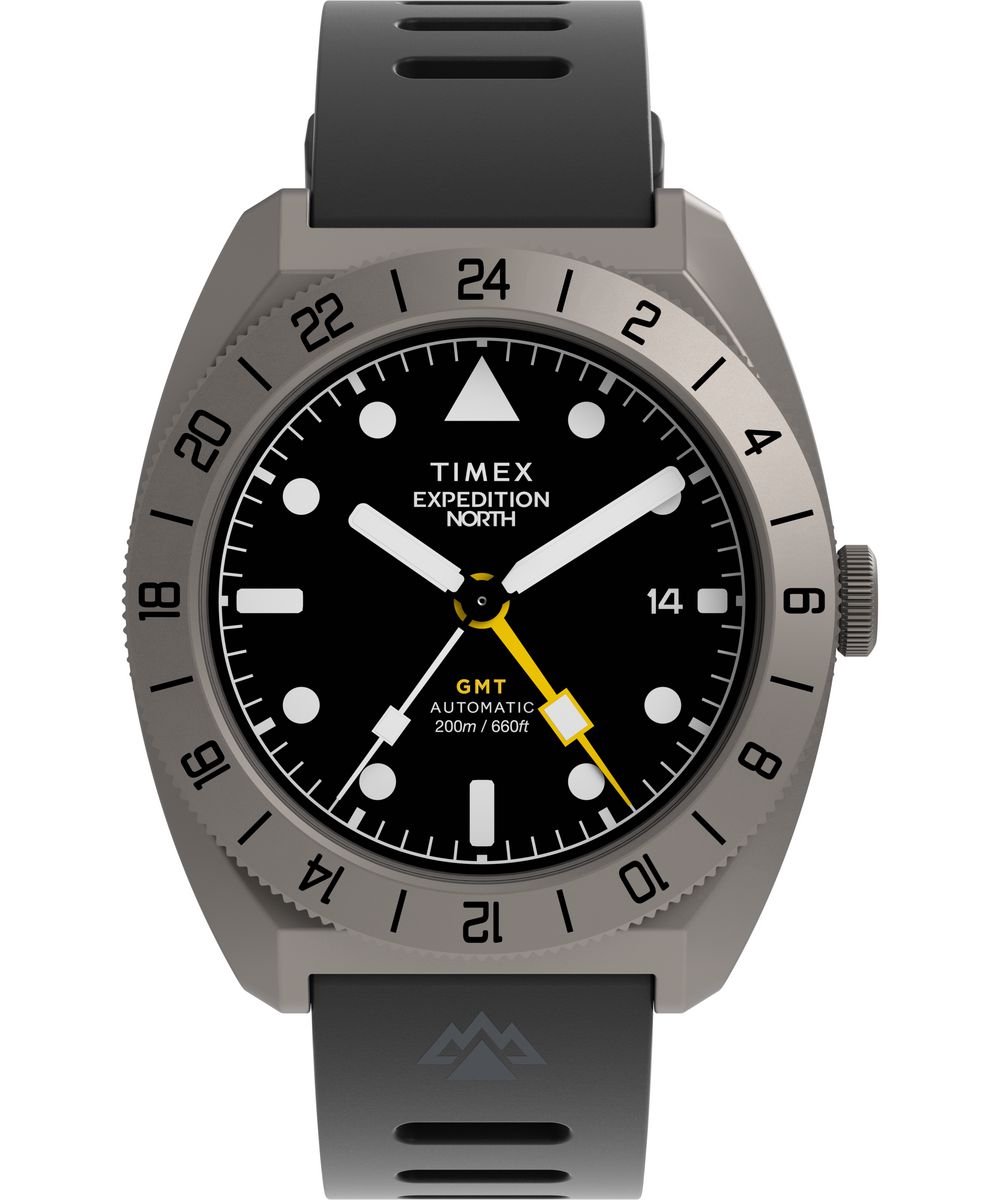 Timex Expedition North TW2W53000 Horloge - Siliconen - Zwart - Ø 41 mm