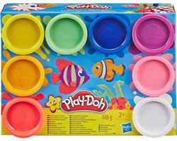 foto van Play-Doh Regenboog Klei - 8 Potjes