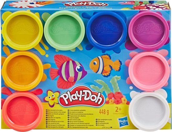 Play-Doh Regenboog Klei - 8 Potjes