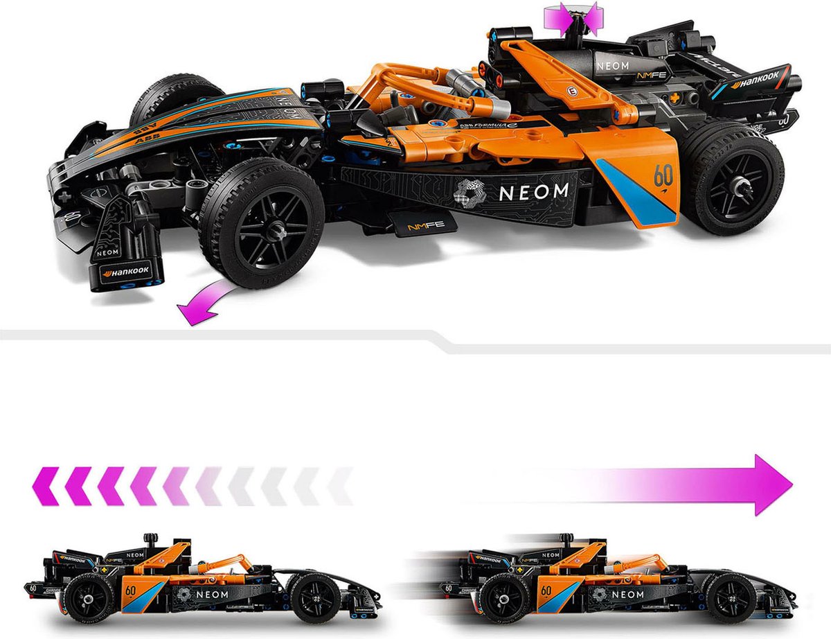 LEGO Technic NEOM McLaren Formula E racewagen - 42169 — afbeelding 13
