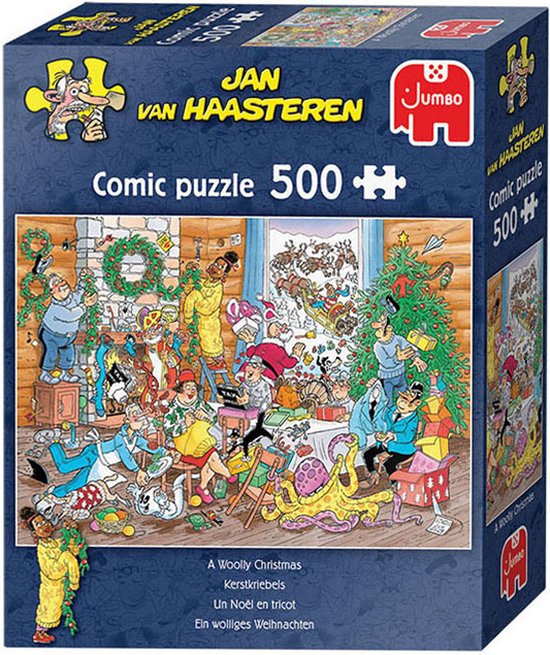 Kerstpuzzel van 500 stukjes – Jan Van Haasteren