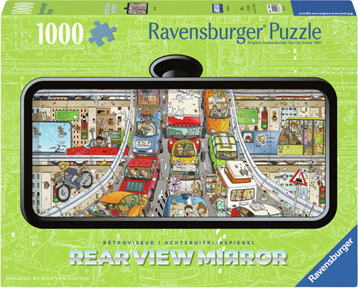 Ravensburger puzzel Verkeerschaos Legpuzzel 1000 stukjes