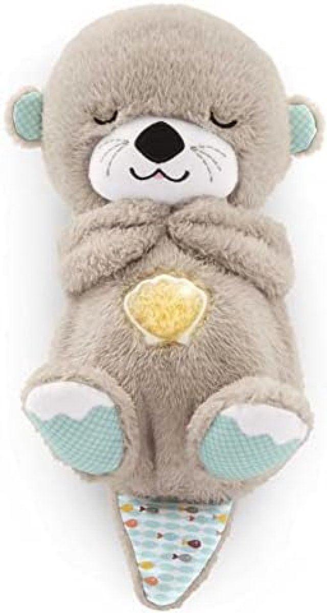 Pluche snoezelotter muziekdoos