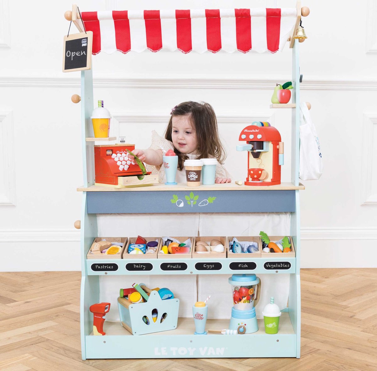 Le Toy Van - Eetkaffee en winkeltje Honeybake - Houten kinderkeuken — afbeelding 23