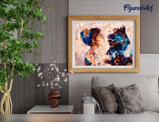 Peinture par numéros - Amoureux sous la Pluie – Figured'Art
