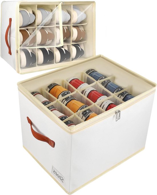 Rack à chaussures empilable – Organiseur de chaussures peu encombrant pour placard
