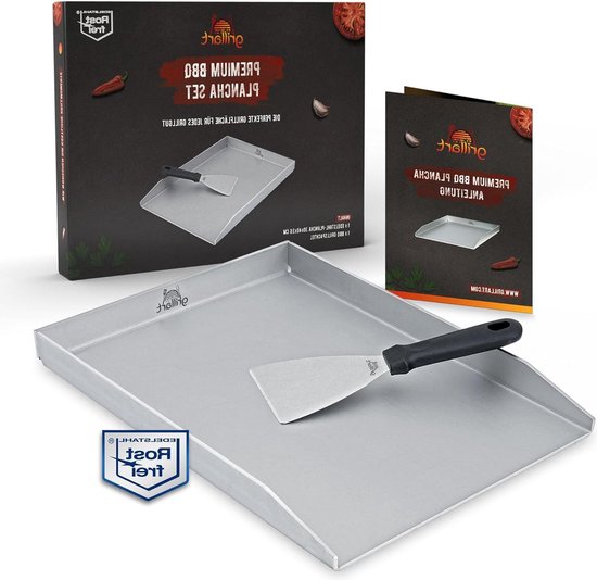 Piedra Para Grill De Acero Inoxidable - Ibili | 37x18 Cm | Repuesto