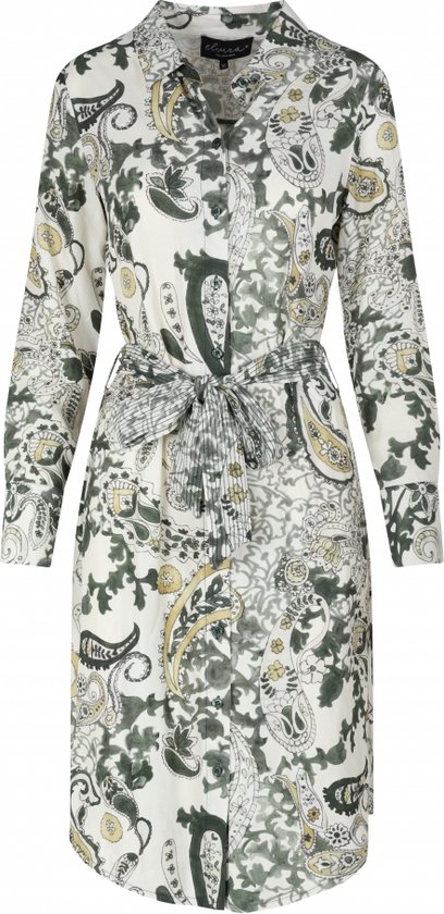 ELVIRA-Jurk--854 Paisley Gre-Maat 40 bol