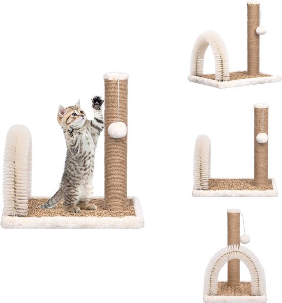 VOSS.pet krabpaal Jack - Premium massief houten krabpaal VOSS.pet krabpaal Jack - Premium massief houten krabpaal