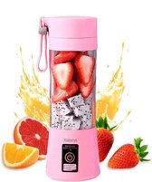 Bol.com Draagbare slowjuicer Elektrische Juicer blender smoothie Usb Mini Fruit Mixer blender to go Voedsel Milkshake Multifunct... aanbieding