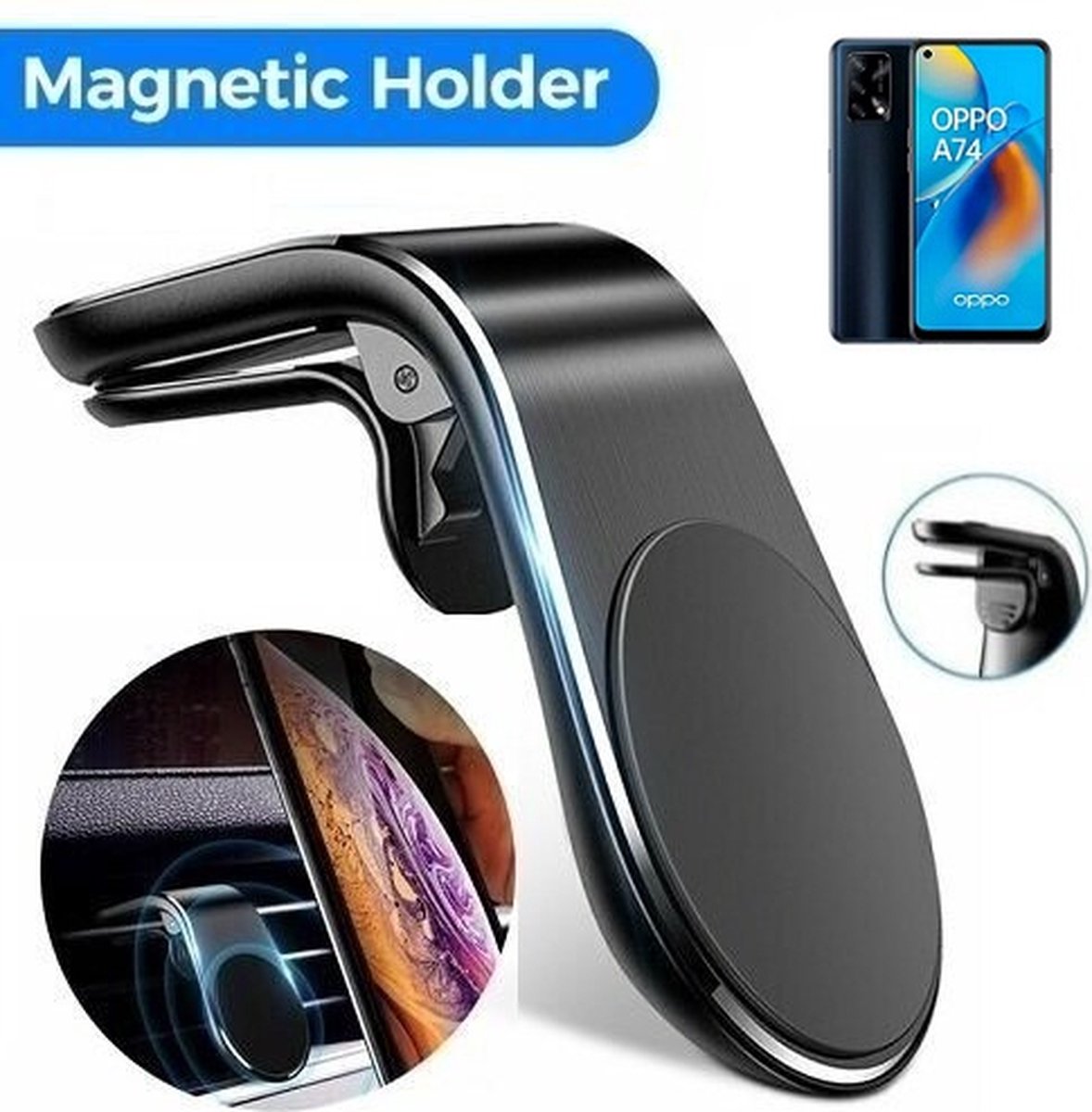 Oppo A74 Magnetische Telefoonhouder Auto