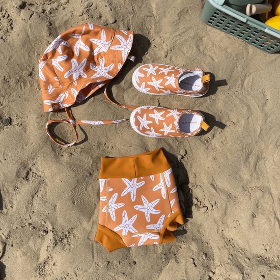 Swim Essentials - zwemluier baby - Sea Stars - Luipaardprint - neopreen van Swim Essentials — afbeelding 3