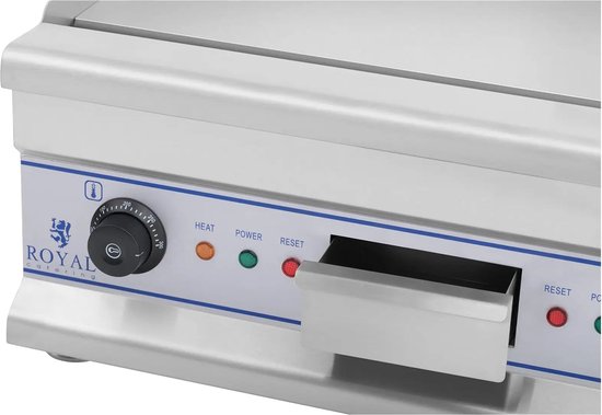 Elektrische bakplaat - 60 cm - glad - 2 x 3200 W - Royal Catering — afbeelding 5