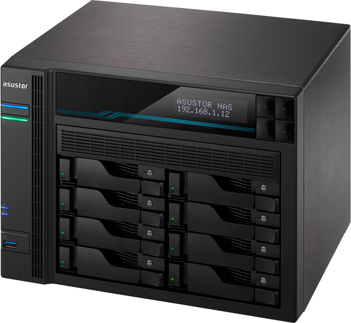 Asustor AS6508T NAS Tower Intel Atom® C3538 8 GB DDR4 0 TB ADM Zwart