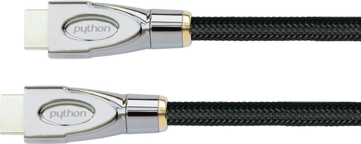 PYTHON HDMI kabel - versie 2.1 (8K 60Hz + HDR) / zwart - 3 meter