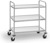 Bol.com Royal Catering - Serveerwagen - 3 borden - 150 kg aanbieding