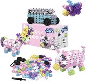 Nano Clics – Fantasy Builders 250 Piece Set – 5 in 1 Bouwblokken – SPEELGOED Gemaakt Van 100% RECYCLED Plastic – Speelgoed 8, 9, 10, 11, 12 jaar – Constructie Speelgoed