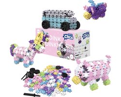 Nano Clics – Fantasy Builders 250 Piece Set – 5 in 1 Bouwblokken – SPEELGOED Gemaakt Van 100% RECYCLED Plastic – Speelgoed 8, 9, 10, 11, 12 jaar – Constructie Speelgoed