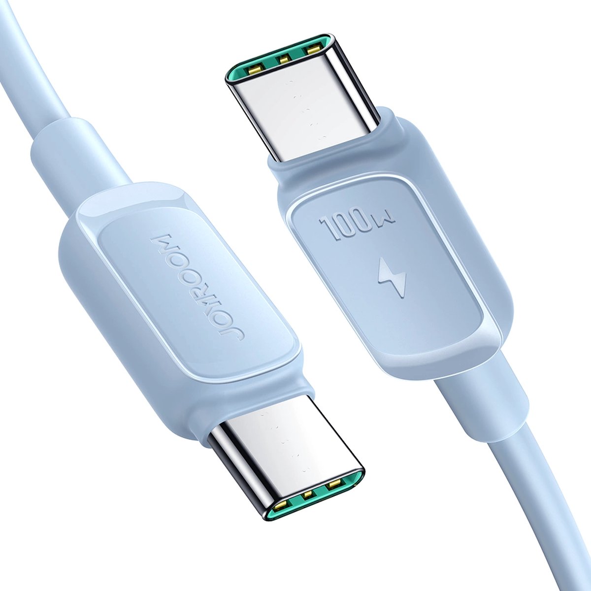 Joyroom - USB C naar USB C kabel - 100W - 1.2 meter - Snellader - Blauw