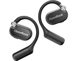 OpenRock - X Black - Draadloze Open-Ear Hoofdtelefoon - Oordopjes - Bluetooth - Lange batterij - Ruisonderdrukking - draadloos - TubeBass™ Technologie