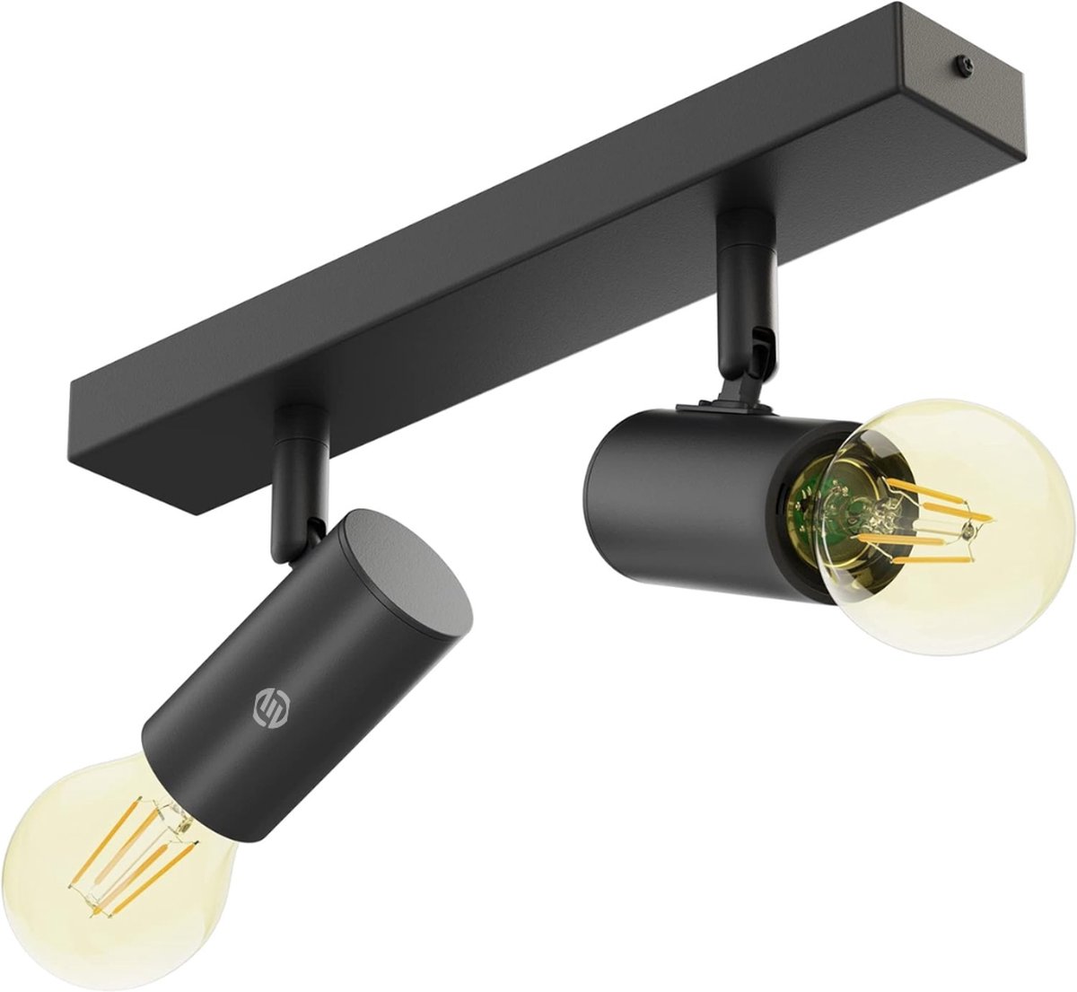 Equivera Plafonaire Lamp - Lamp - Plafond Lamp - Plafonnaire Lamp - Plafondlamp zwart