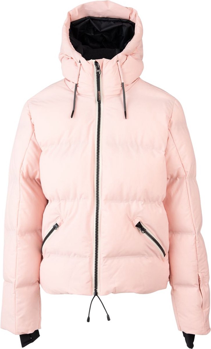 Brunotti Cypress Dames Puffer Wintersport Ski Jas Roze