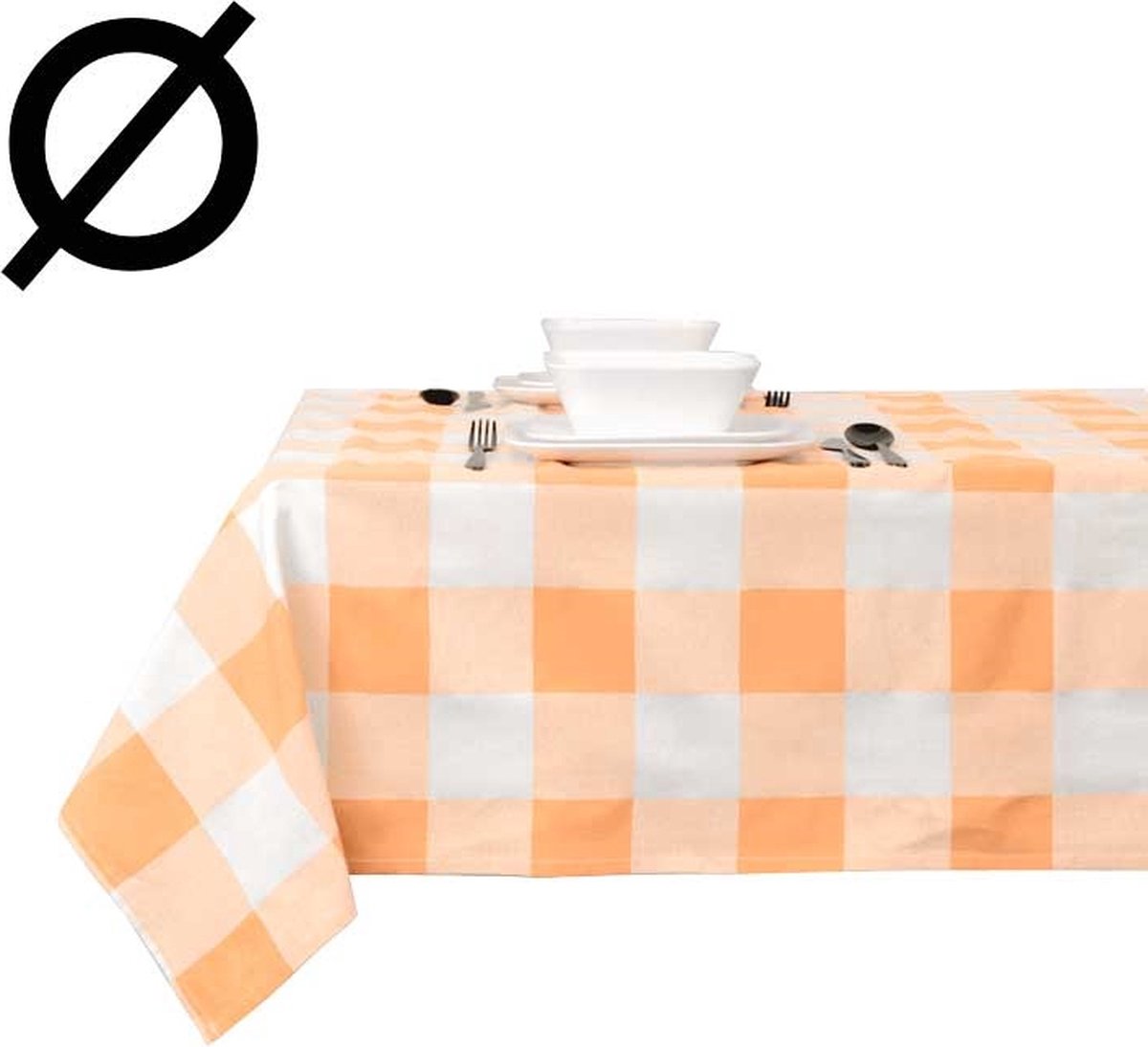 Unique Living - Tafelkleed Kristi Apricot -cm