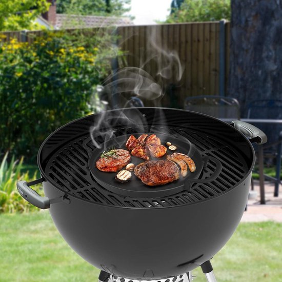 Onlyfire Gietijzeren roosterpatroon kookrooster, geschikt voor Weber Gourmet BBQ System