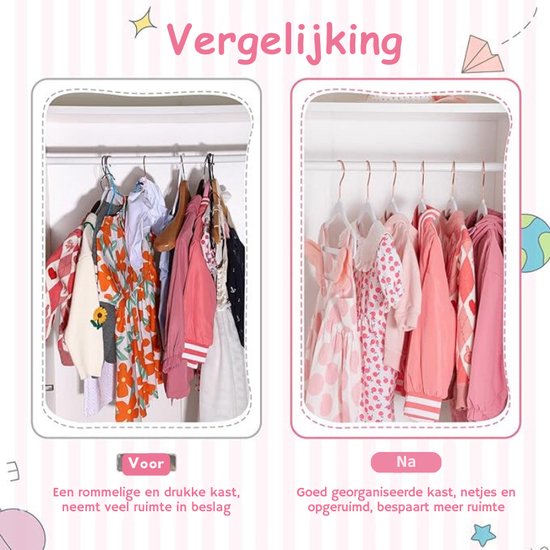 HOUSE DAY Fluwelen hangers voor kinderen, 60 stuks (35,5 cm) - kinderhangers met antislip en ruimtebesparend voor kinderen, duurzame kinderkleerhanger - kinderhanger met 360 ° draaibare roségouden
