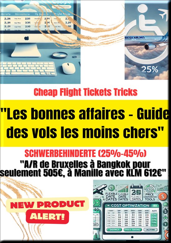 "Le guide des bonnes affaires des vols les moins chers" Pers ... - cover