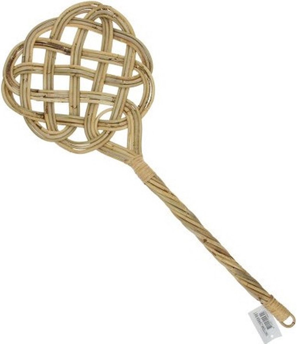 Goedkoopste Sorbo Mattenklopper van hout / rotan - 73 x 26 cm - Schoonmaakartikelen