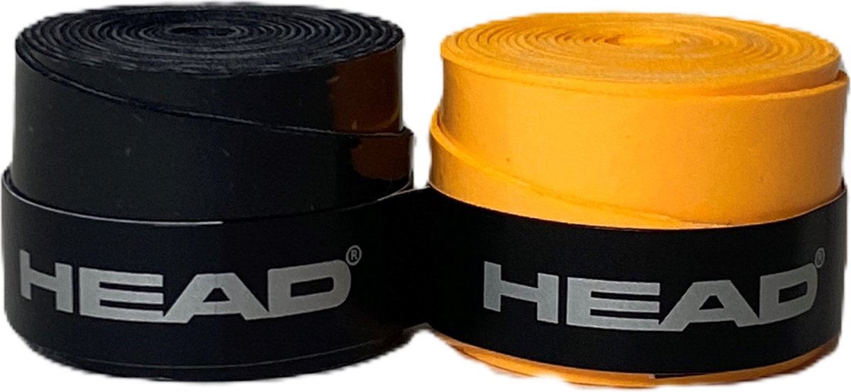 Head Tennisgrip Overgrip Antislip Zweet absorberend Tennis Padel Badminton Squash Tennisgrips Soft Zacht Grip Tennis Tennis Grip Tennis Grip & Tennis Grip Tennis Grip Zwart