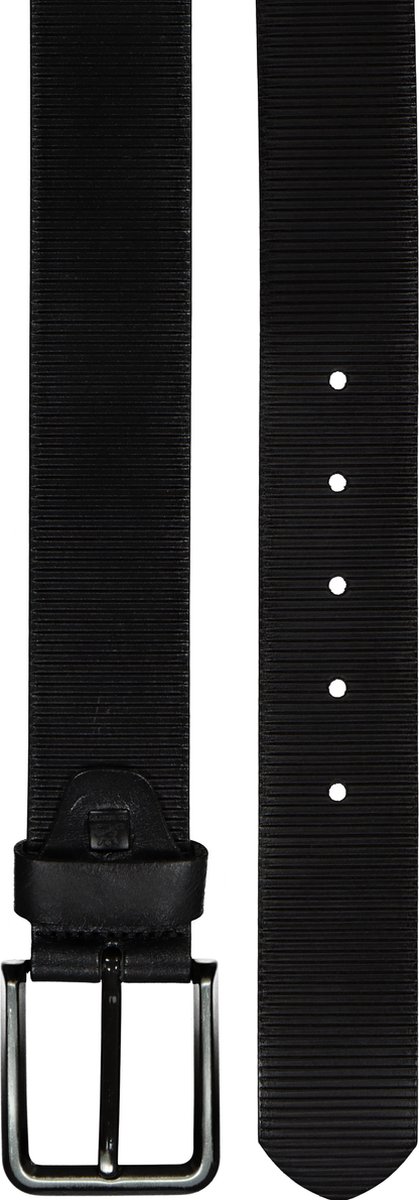 LINDENMANN leren heren riem - zwart