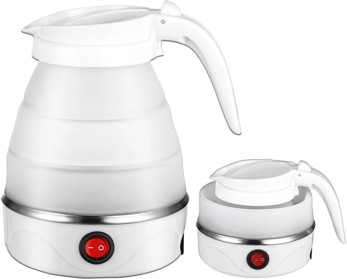 Opvouwbare elektrische waterkoker 0,6 L - Draagbaar en multifunctioneel voor reizen en kamperen