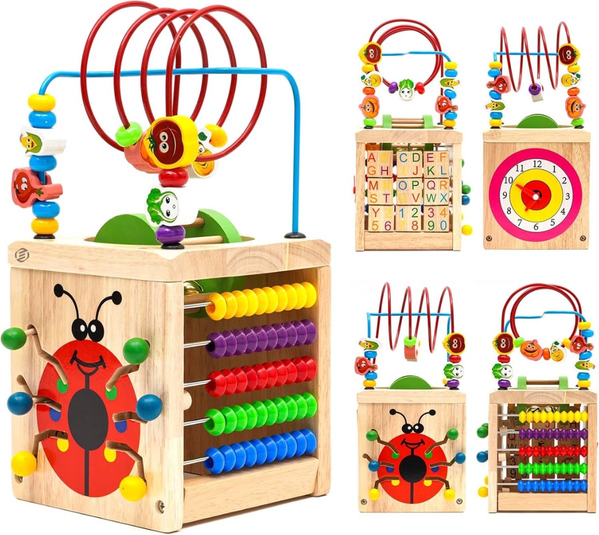 Goedkoopste Equivera Activiteitenkussen - Speelkussen Baby - Tummy Time - Baby Speelgoed - Kraamcadeau - Babyshower Cadeau - Tummy Time Baby - Tummy Time Kussen - Buikkussen Baby