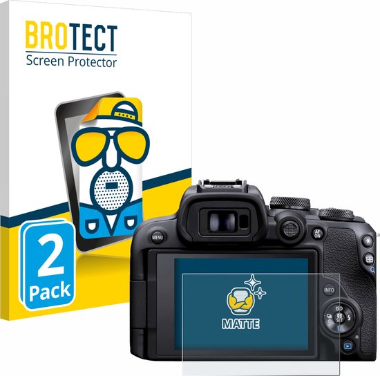 BROTECT - Protecteur d'écran pour Canon EOS R10 - Film de protection mat (2 pièces)