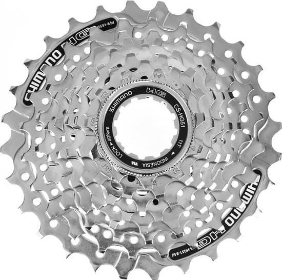 Cassette 8 speed Shimano Alivio HG51 11-30T van Merkloos — afbeelding 3