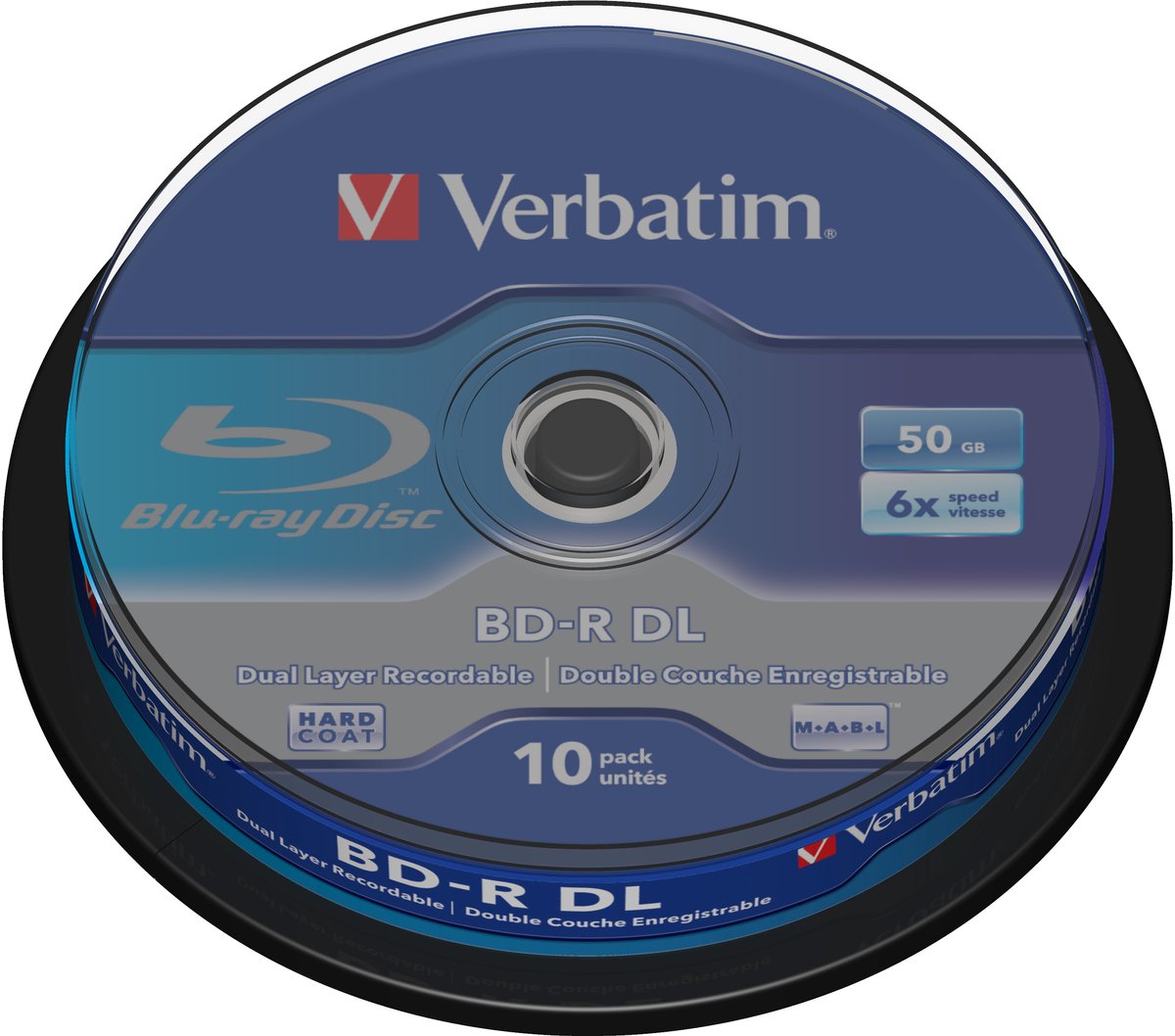 Verbatim 43746 Blu-ray BD-R DL disc 50 GB 10 stuk(s) Spindel