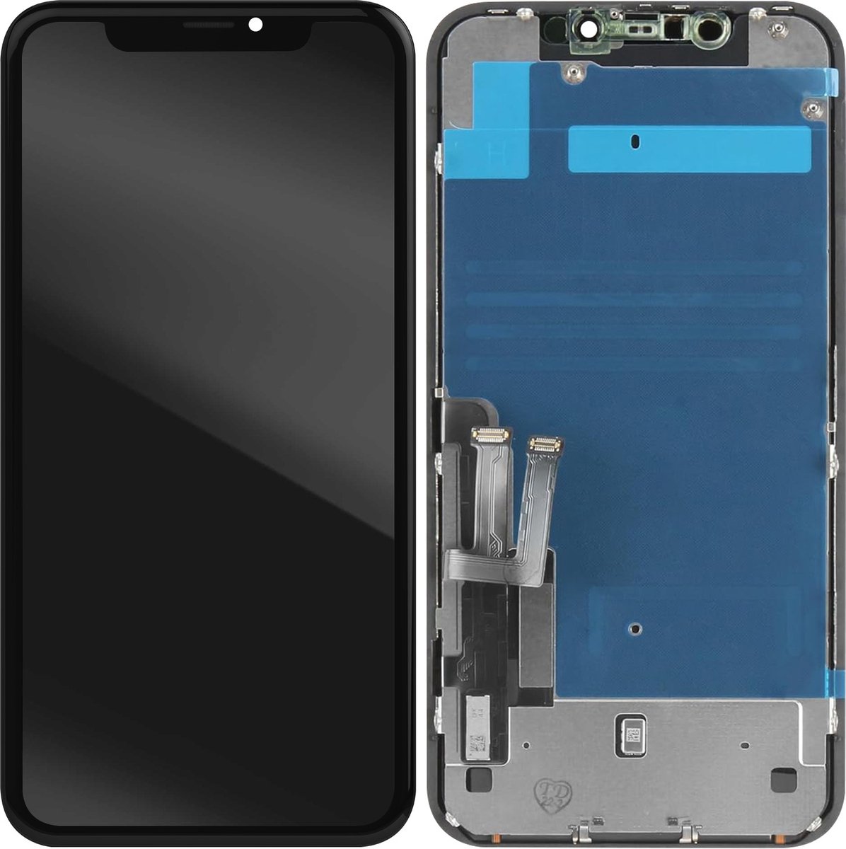 Avizar Compleet scherm Geschikt voor Apple iPhone 11 LCD In-Cell, Zwart