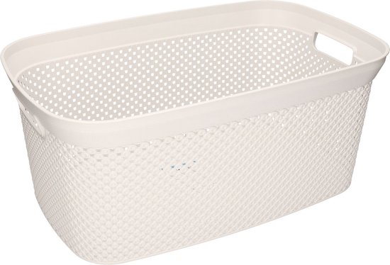 Storage Solutions wasmand – 35 liter – wit – kunststof