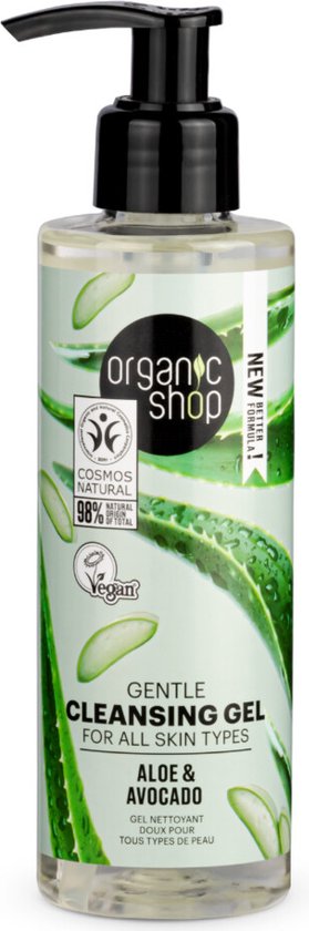 Gel Nettoyant Visage à L'Aloès Duolife 200ml - Pour Tous Types De Peau - Végan