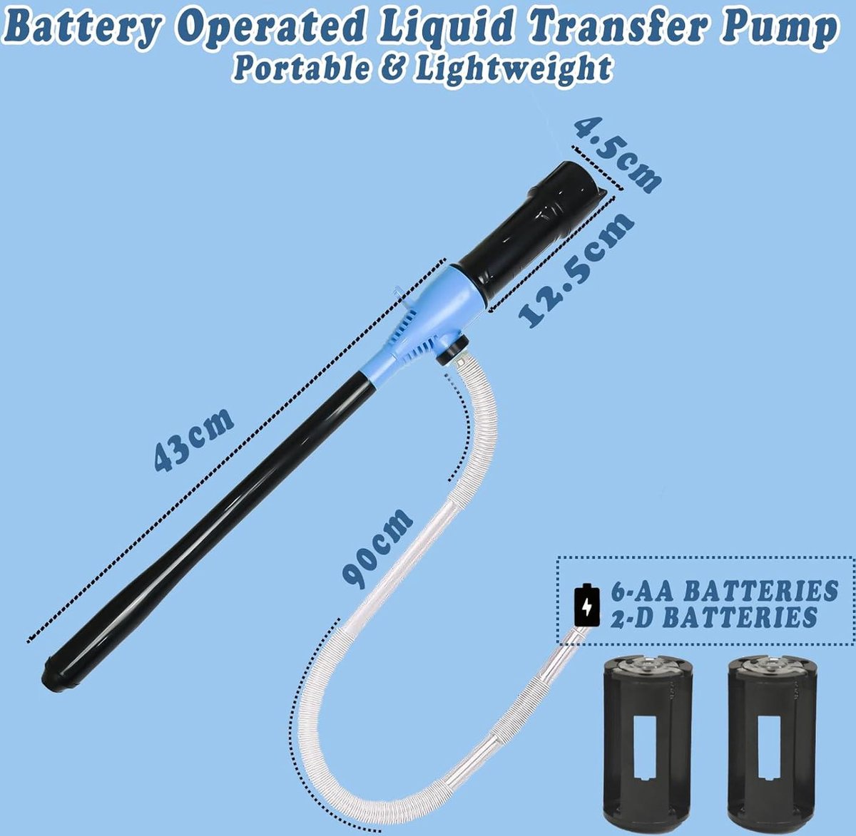 Hofftech Vloeistofpomp - Pomp Vacuümpomp voor Olie - 12 Volt