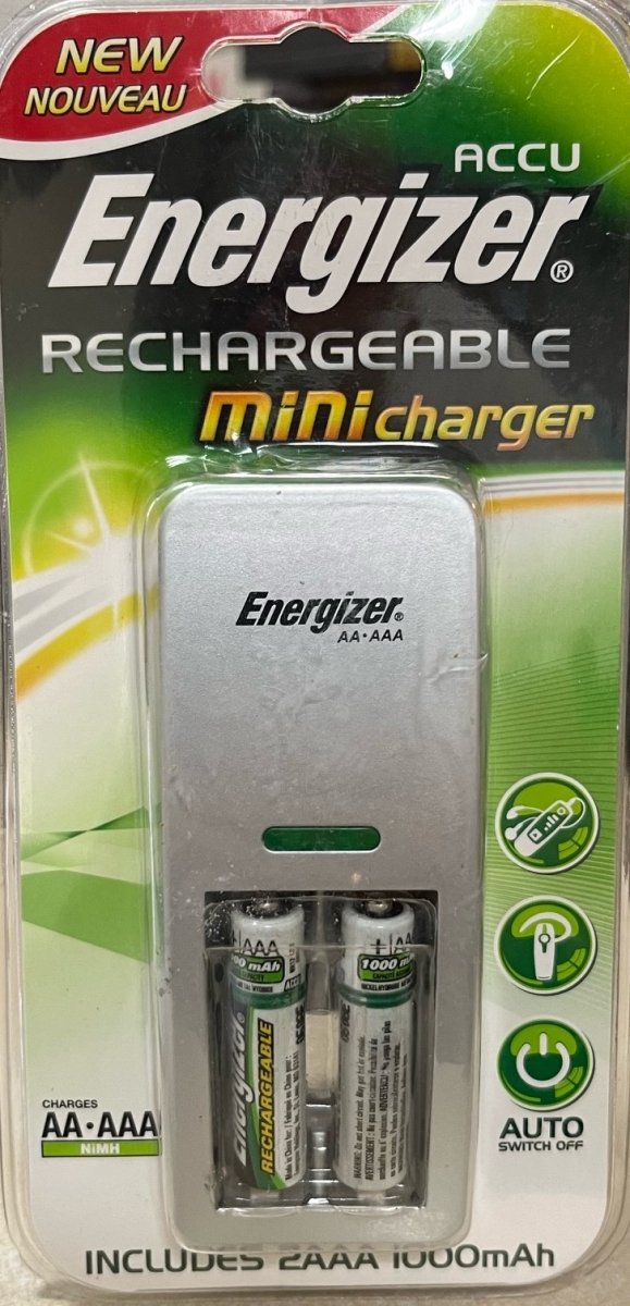 Energizer minicharger + 2 AAA (LR3) 1000 mAh