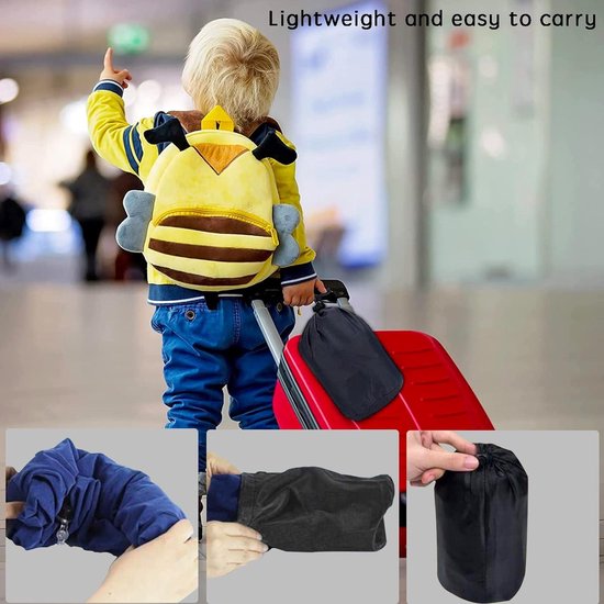 Hangmat met traagschuim voor in het vliegtuig, biedt voetensteun tijdens de vlucht, is een