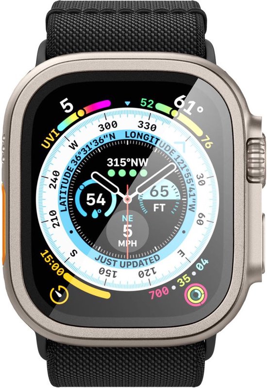 Spigen Glas.tR Slim Pro - Protecteur d'écran Apple Watch Ultra 1 / 2 (49mm) Titane